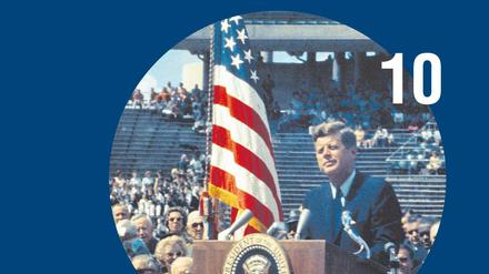 Präsident John F. Kennedy.