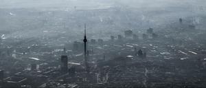 Dunstglocke über Berlin