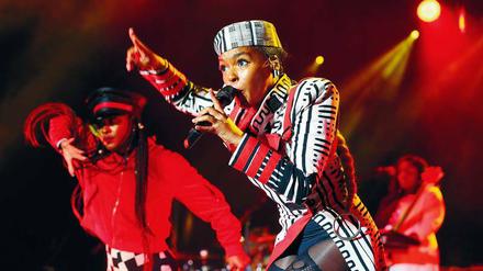 Immer nach vorne schauen: Janelle Monaé bei ihrem Auftritt in Berlin.