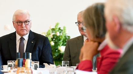 Bundespräsident Frank-Walter Steinmeier empfing im Schloss Bellevue Kommunalpolitiker