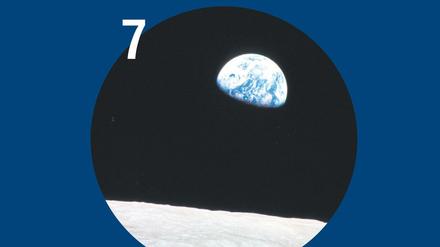 Da geht die Erde auf. Ein Nebenprodukt des ersten Mondfluges wurde zu seinem Markenzeichen: Das "Earthrise"-Foto.