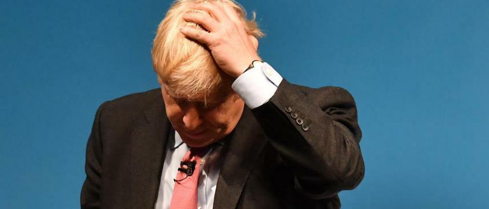 Boris Johnson, Favorit im Rennen um das Amt des konservativen Parteivorsitzenden und britischen Premierministers
