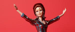 Eine Barbie, inspiriert von David Bowies Kunstfigur Ziggy Stardust