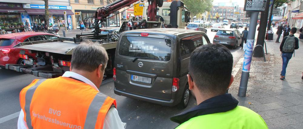Falschparker sollen öfter abgeschleppt werden.