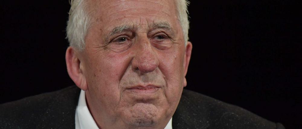 Egon Krenz bei der Vorstellung seines neuen Buches "Wir und die Russen" in Berlin.