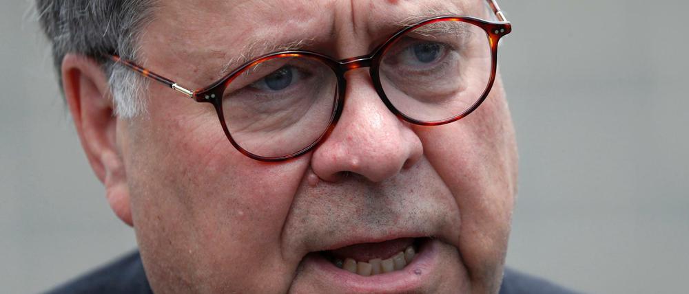 William Barr, Justizminister der USA.
