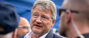 Jörg Meuthen beim AfD-Wahlkampfauftakt in Cottbus