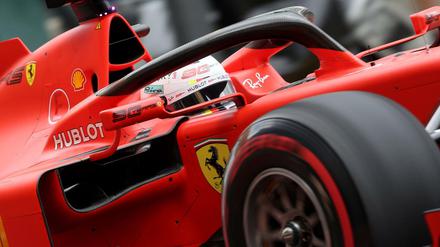 Im Tunnel. Ferrari-Pilot Sebastian Vettel hat genaue Vorstellungen über die Zukunft der Formel 1.