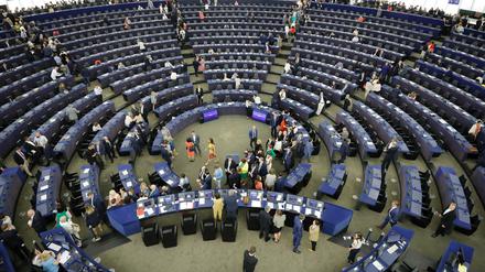 Wahl im Europäischen Parlament.