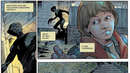 Nostalgischer Grusel: Eine Szene aus dem Comic „Stranger Things“.