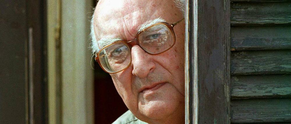 Der italienische Schriftsteller Andrea Camilleri (1925-2019).