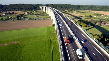 Die Ruhrtalbrücke ist die längste deutsche Straßenbrücke aus Stahl.