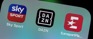 Wahl der Qual. Fußballfans müssen sich künftig nicht mehr zwischen Dazn, Sky und Eurosport entscheiden.
