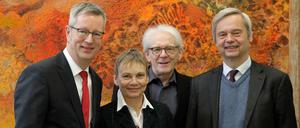 Vier Berliner Unis-Chefs im Porträt.