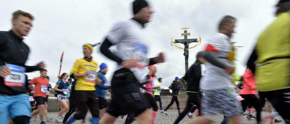 Mysterium. Seitenstechen kommt gerade beim Marathon ungelegen.