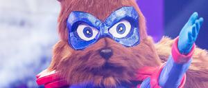  Das Model Marcus Schenkenberg steht als «Eichhörnchen» bei der ProSieben-Show «The Masked Singer» auf der Bühne. 