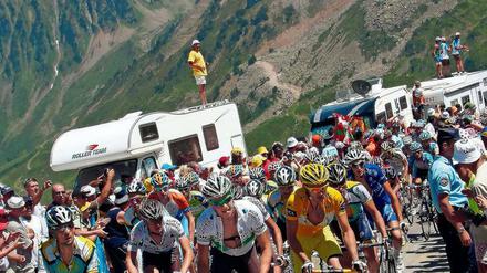 Die Fahrt über den 2215 Meter hohen Col du Tourmalet verlangt den Fahrern jedes Mal bei der Tour de France alles ab.