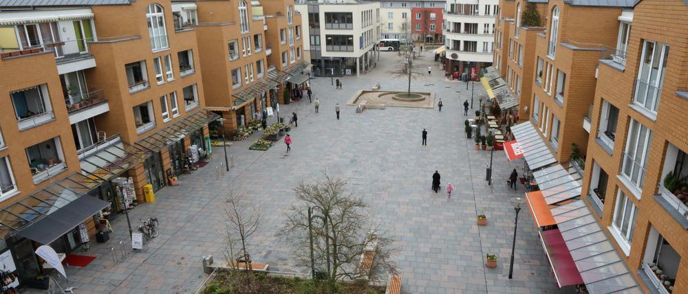 Kleinmachnow ist der teuerste Ort der Mark, auch wenn der Marktplatz nicht der schönste in Brandenburg ist.