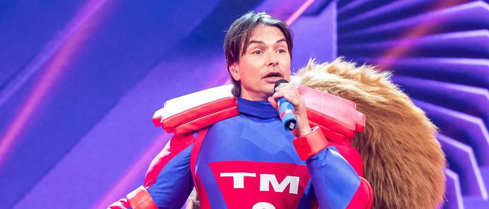 Im Eichhörnchen-Kostüm der Show "The Masked Singer" steckte das Model Marcus Schenkenberg. 