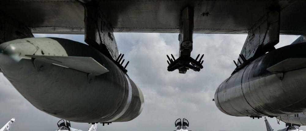 Russische Kampfflugzeuge 2016 in Syrien.