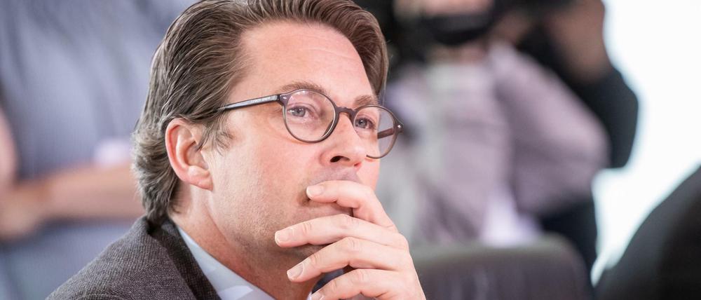 In Bedrängnis: Andreas Scheuer (CSU), Bundesminister für Verkehr und digitale Infrastruktur.