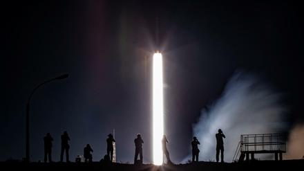 Raketenstart am Samstag in Baikonur, Kasachstan