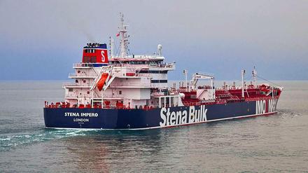 Der britische Öltanker «Stena Impero». 