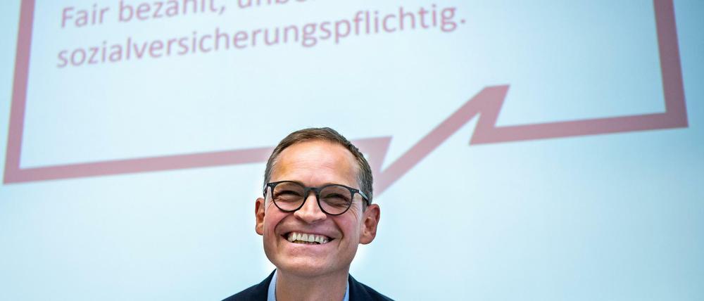 Kann sich über das große Interesse für sein Herzensprojekt freuen: Regierender Bürgermeister Berlin Michael Müller (SPD).