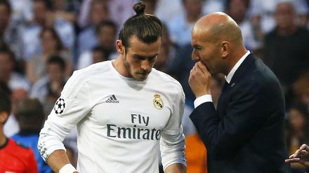 Schwieriges Verhältnis. Zinedine Zidane wird nicht mehr lange Trainer von Gareth Bale in Madrid sein.