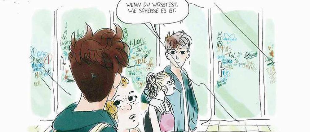 Die Mädchen mögen Nathan, doch er erlebt eine schwere Zeit.