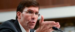 Der neue US-Verteidigungsminister Mark Esper musste eine Anhörung im Senat bewältigen. 