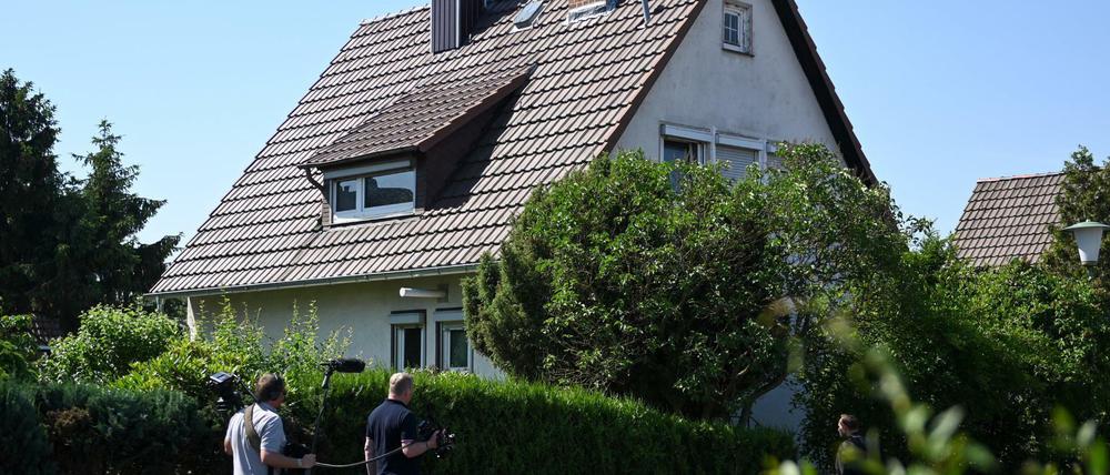 Das Wohnhaus von Stephan Ernst in Lohfelden, einer Gemeinde im Landkreis Kassel.