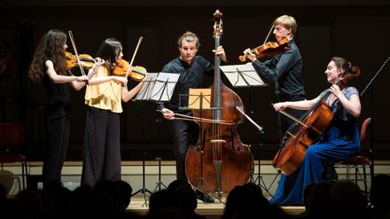 Schwedenpower. Mitglieder des Ensembles O/Modernt im Konzerthaus.