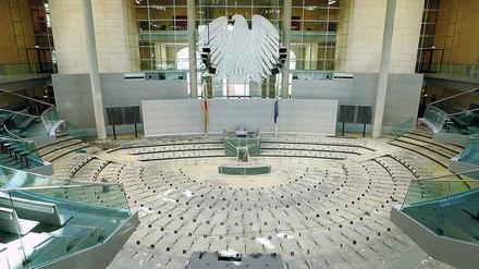 Im Parlament ist noch Platz. Es könnte laut Umfragen weiter wachsen. 
