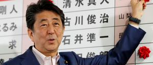 Der japanische Ministerpräsidenten Shinzo Abe.