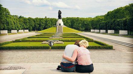 Das Sowjetische Ehrenmal im Treptower Park in Berlin.