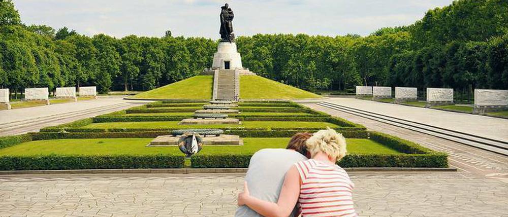 Das Sowjetische Ehrenmal im Treptower Park in Berlin.