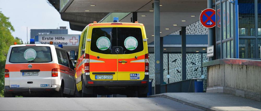 Notaufnahme vom Charité-Krankenhaus Benjamin Franklin in Steglitz-Zehlendorf