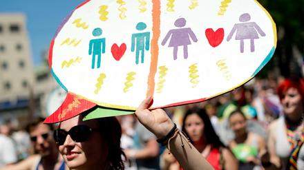 Liebe ist Liebe - hier ein Archivbild vom CSD München.