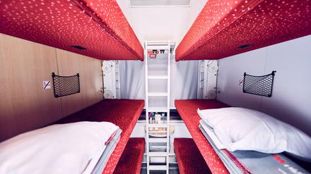 Rollendes Bett: Ein Platz im Sechser-Liegewagen des ÖBB-Nachtzuges nach Rom. 