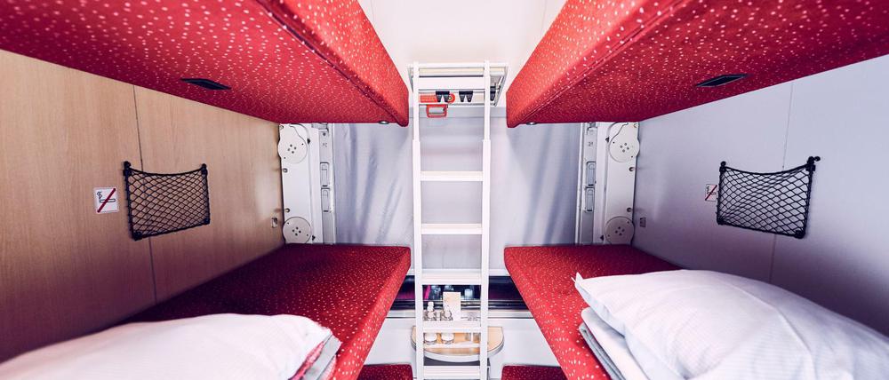 Rollendes Bett: Ein Platz im Sechser-Liegewagen des ÖBB-Nachtzuges nach Rom. 