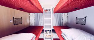 Rollendes Bett: Ein Platz im Sechser-Liegewagen des ÖBB-Nachtzuges nach Rom. 