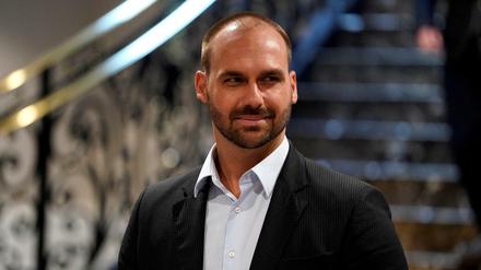 Der Sohn des brasilianischen Präsidenten, Eduardo Bolsonaro. 