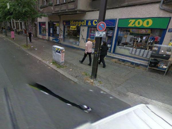 Aus die Maus. Die Zoohandlung in Friedrichshain existiert nur noch bei Street View.
