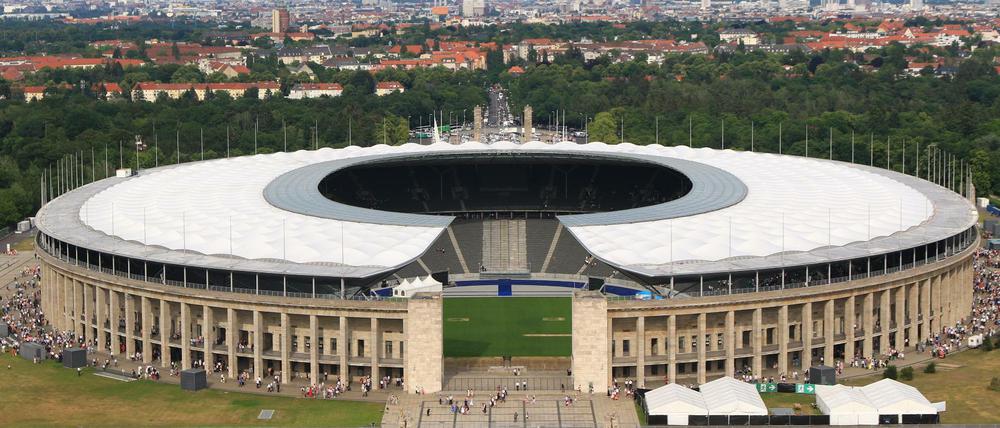 Bleibt vorläufig die Spielstätte von Hertha BSC: das Berliner Olympiastadion.