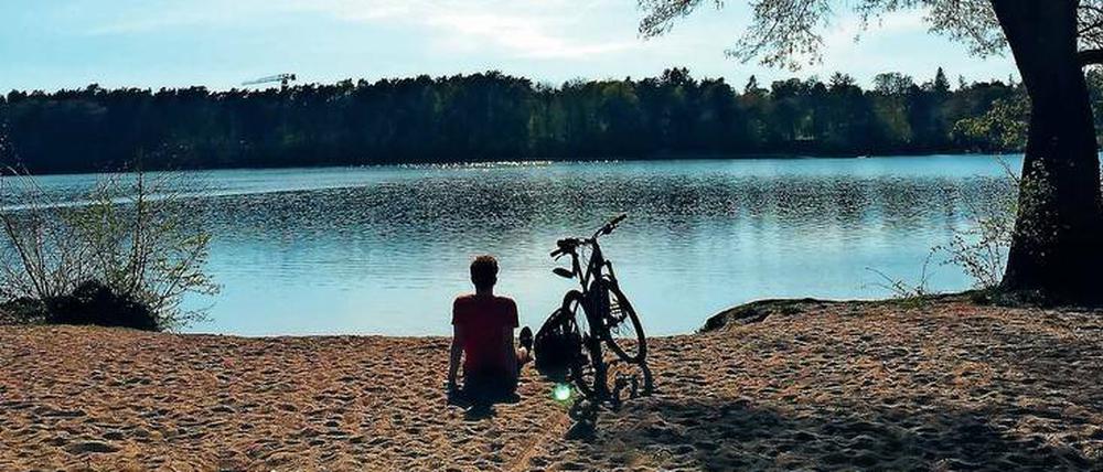 Der Pegel des Straussees am Rand von Strausberg sinkt, das Freibad ist dieses Jahr erstmalig geschlossen.