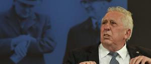 Egon Krenz bei der Präsentation seines Buches „Wir und die Russen“ 