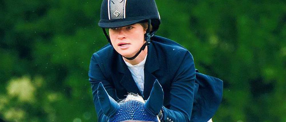 Hoch zu Ross. Jennifer Gates ist auf dem Pferd nicht Weltspitze. 