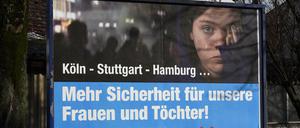 Ein AfD-Wahlplakat aus dem Jahr 2016.