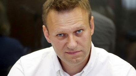 Der russische Oppositionelle Alexej Nawalny im August 2016 in Moskau vor Gericht (Archibild).